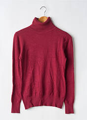 Pull col roulé rouge SANS MARQUE pour femme seconde vue