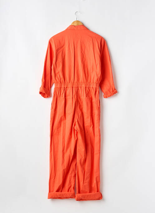 Combi-pantalon col chemisier manches 3/4 orange BENSIMON femme