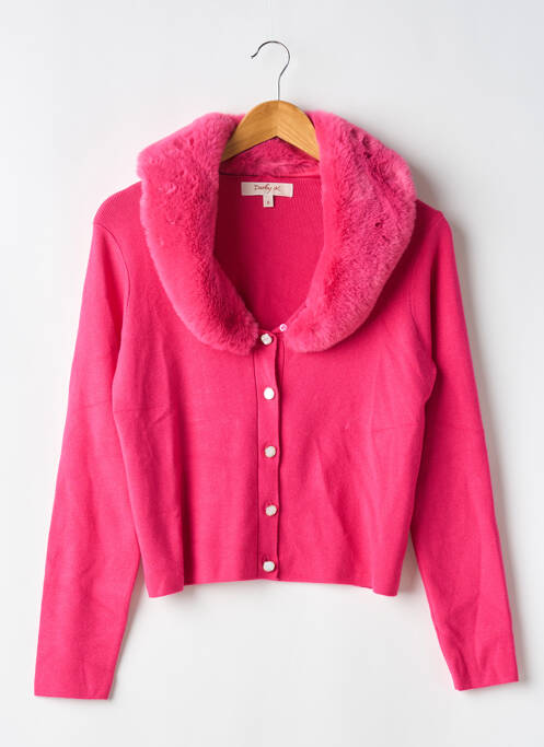 Gilet manches longues rose DERHY pour femme