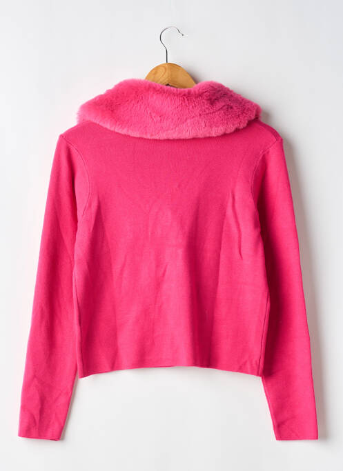 Gilet manches longues rose DERHY pour femme