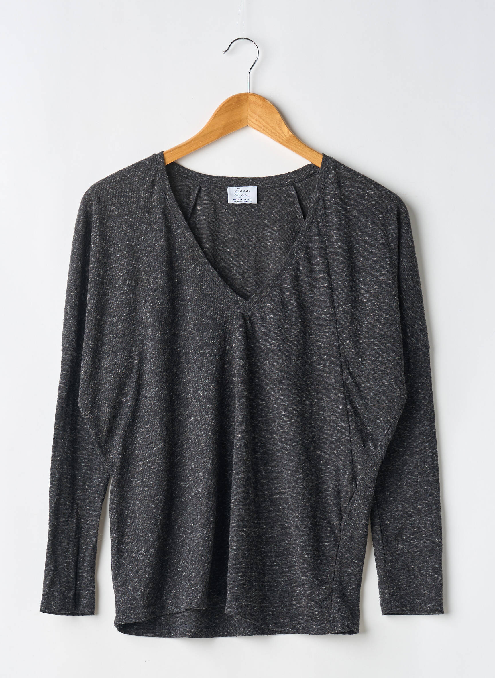 Vêtements Pull Noir Zara Femme Zara Pull Maille Rayures Loose Zara