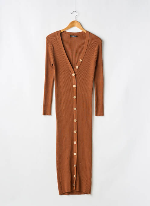Robe pull marron NASTY GAL pour femme