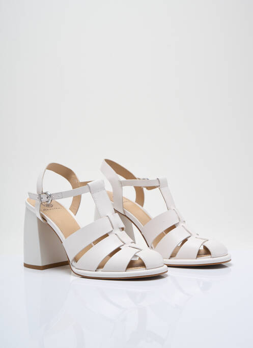 Sandales/Nu pieds blanc EKONIKA pour femme