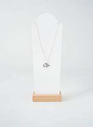 Collier matériaux métal argent TATA GISELE femme