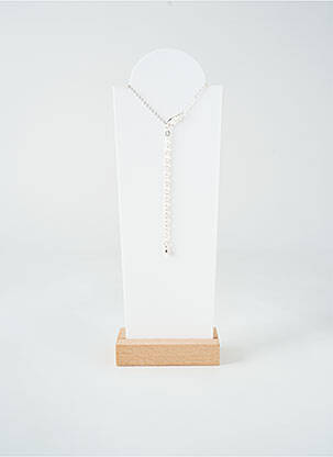Collier matériaux métal argent TATA GISELE femme