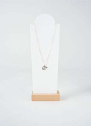 Collier matériaux métal argent TATA GISELE femme