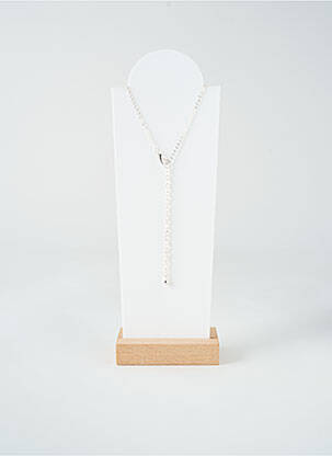 Collier matériaux métal argent TATA GISELE femme