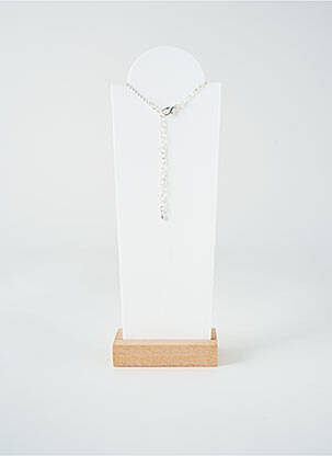 Collier ornement oxyde de zirconium argent TATA GISELE femme