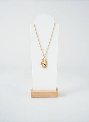 Collier ornement oxyde de zirconium or TATA GISELE femme