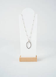 Collier matériaux métal argent TATA GISELE femme