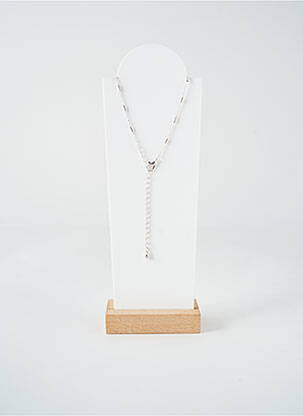 Collier matériaux métal argent TATA GISELE femme