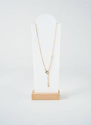 Collier ornement oxyde de zirconium or TATA GISELE femme