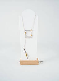 Sautoir matériaux métal argent TATA GISELE femme