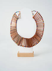 Collier marron TATA GISELE pour femme seconde vue