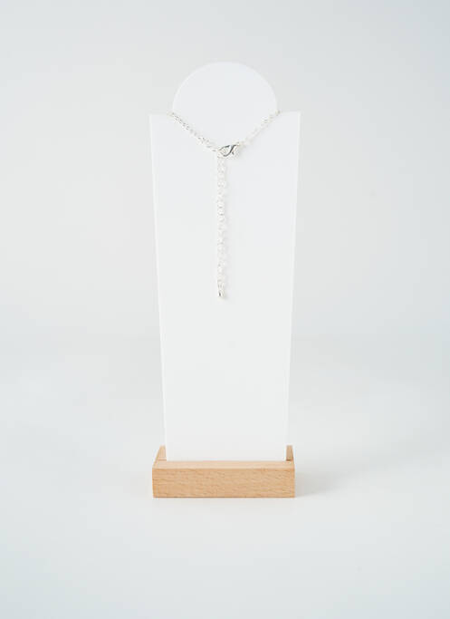 Collier ornement oxyde de zirconium argent TATA GISELE femme