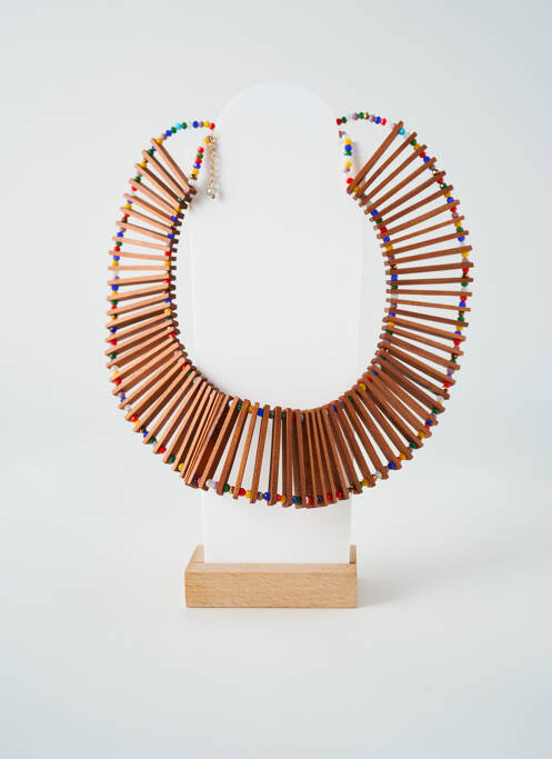 Collier marron TATA GISELE pour femme