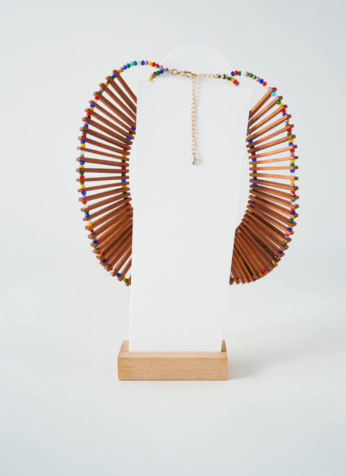 Collier marron TATA GISELE pour femme