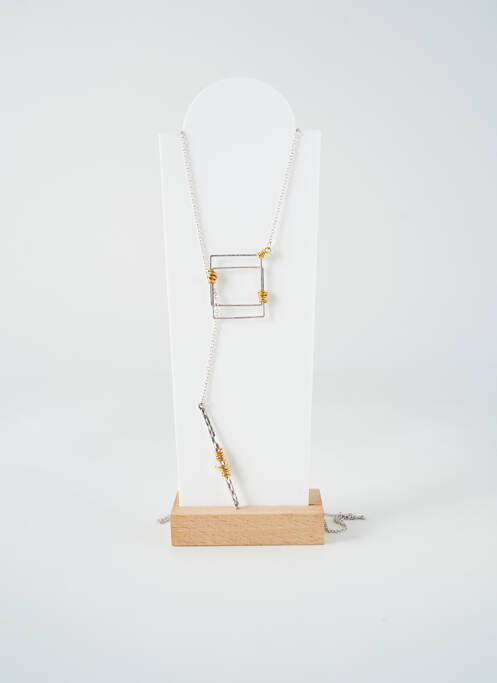 Sautoir argent TATA GISELE pour femme