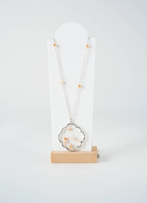 Sautoir argent TATA GISELE pour femme