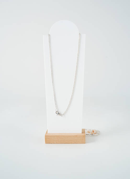 Sautoir argent TATA GISELE pour femme