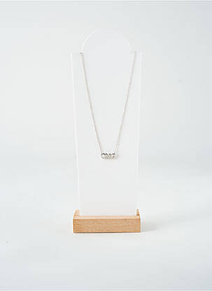 Collier matériaux métal argent TATA GISELE femme