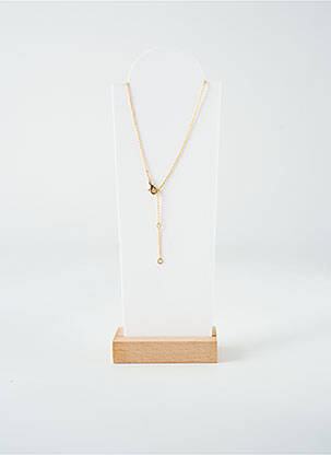 Collier ornement oxyde de zirconium or TATA GISELE femme