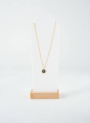 Collier ornement oxyde de zirconium or TATA GISELE femme