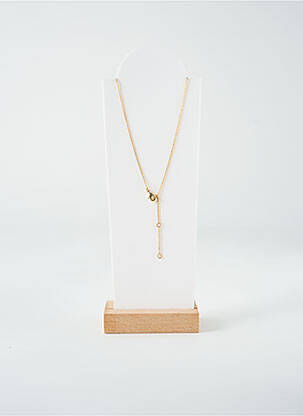 Collier ornement oxyde de zirconium or TATA GISELE femme