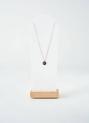 Collier matériaux métal argent TATA GISELE femme