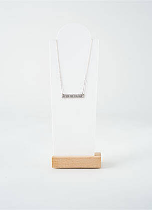 Collier matériaux métal argent TATA GISELE femme
