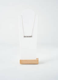 Collier matériaux métal argent TATA GISELE femme