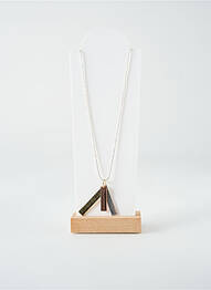 Collier matériaux métal argent TATA GISELE femme