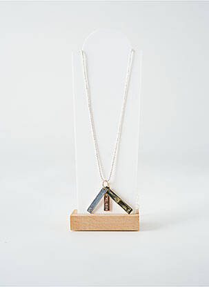 Collier matériaux métal argent TATA GISELE femme