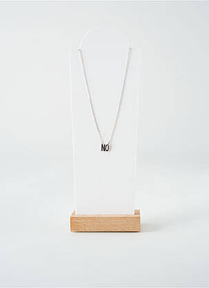 Collier matériaux métal argent TATA GISELE femme