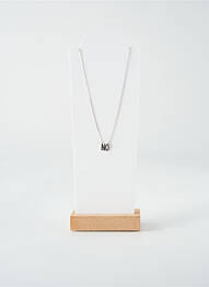 Collier matériaux métal argent TATA GISELE femme