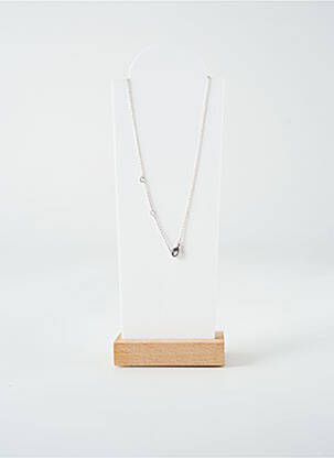 Collier matériaux métal argent TATA GISELE femme
