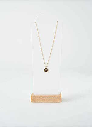 Collier ornement oxyde de zirconium or TATA GISELE femme