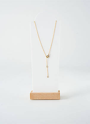 Collier ornement oxyde de zirconium or TATA GISELE femme