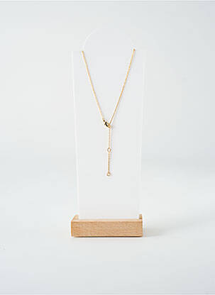 Collier ornement oxyde de zirconium or TATA GISELE femme