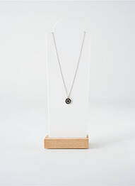 Collier ornement oxyde de zirconium argent TATA GISELE femme