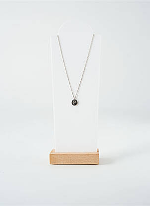 Collier ornement oxyde de zirconium argent TATA GISELE femme