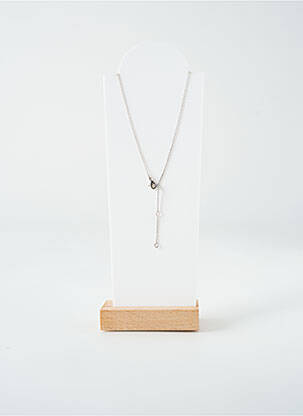 Collier ornement oxyde de zirconium argent TATA GISELE femme