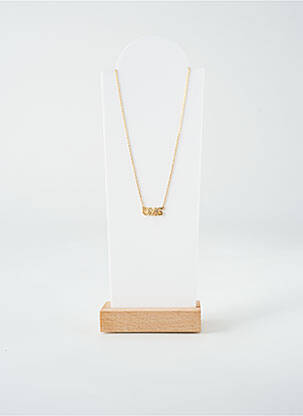 Collier matériaux métal or TATA GISELE femme