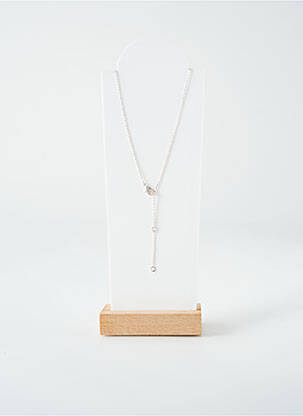Collier matériaux métal argent TATA GISELE femme