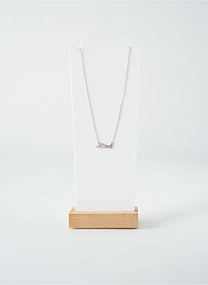 Collier matériaux métal argent TATA GISELE femme