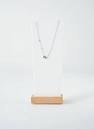 Collier matériaux métal argent TATA GISELE femme