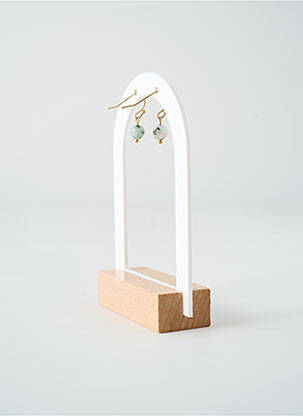 Boucles d’oreilles ornement pierre or TATA GISELE femme