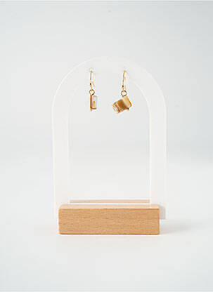 Boucles d’oreilles ornement pierre or TATA GISELE femme
