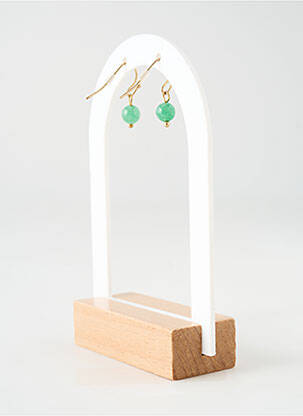 Boucles d’oreilles ornement pierre or TATA GISELE femme