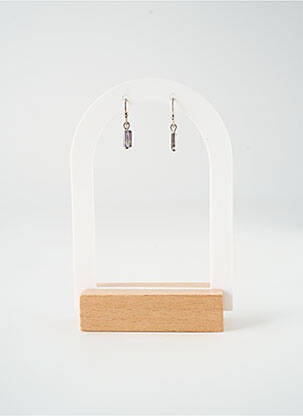 Boucles d’oreilles ornement pierre argent TATA GISELE femme